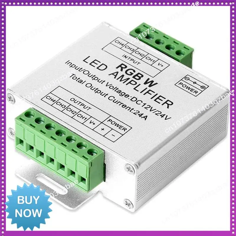Hot Ltem RGB/RGBW 5050 LED Strip Versterker Controller Werken Met 4Pin/5Pin DC12V/DC24V 5050SMD LED Strip