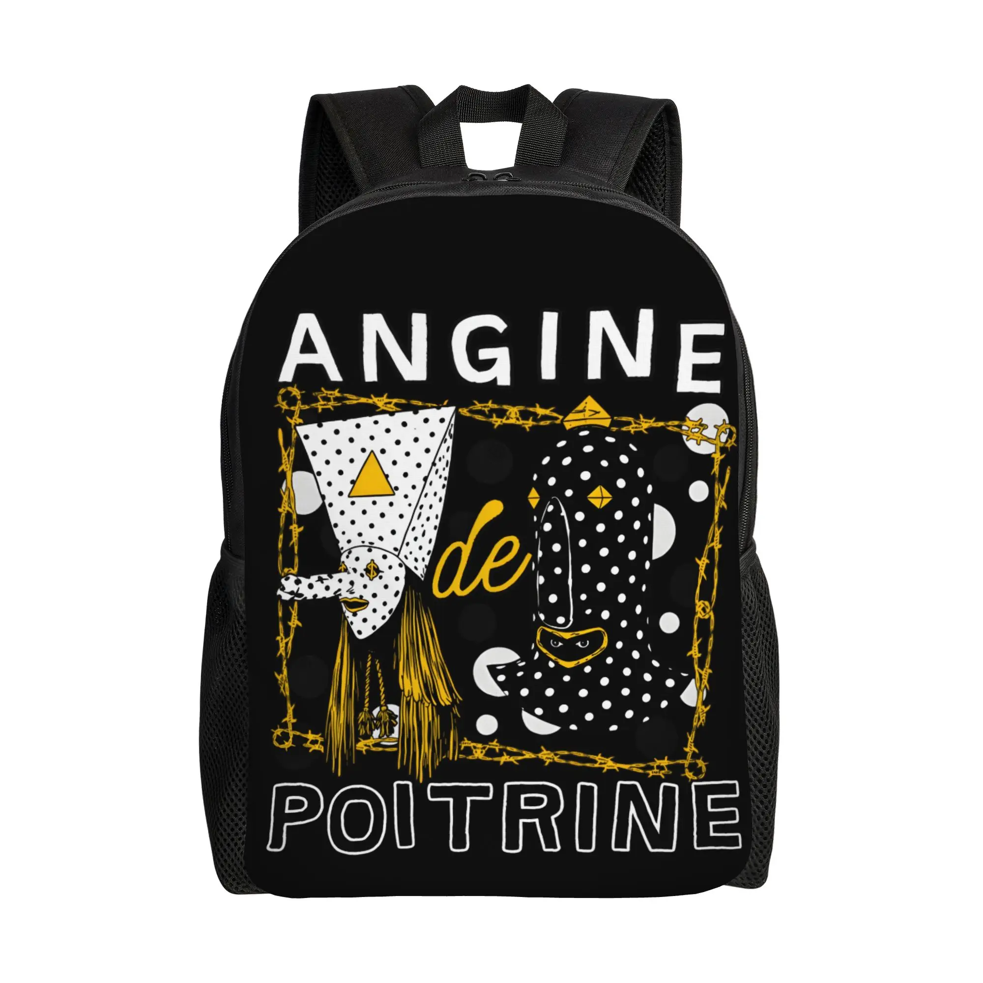 

Рюкзак Rock Angine De Poitrine Metal Band для мужчин и женщин, модный студенческий рюкзак для походов и путешествий, легкая сумка через плечо для ноутбука