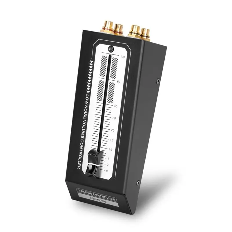 Y44A Passive Preamp Speaker Volume Controller RCA Interface Lossless Output Durable Metal Preamp