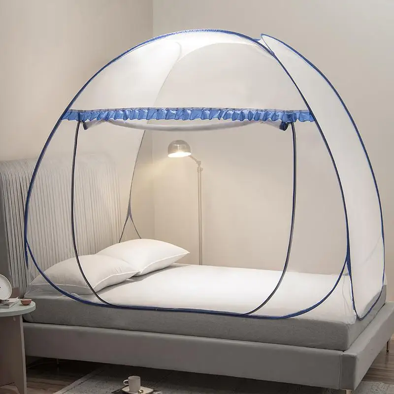 Mosquito Net for Bedroom Beds Foldable Tent One Touch Camp Folding for Single Double King Bed Outdoor Large Mosquitero Para Cama