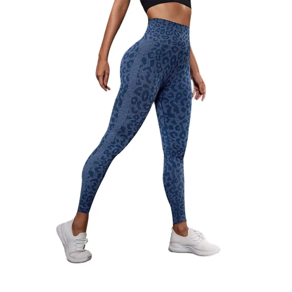 Bezszwowe legginsy damskie spodnie do jogi scrunch tyłek z wysoką talią Fitness damskie pantalony sportowe Tights81