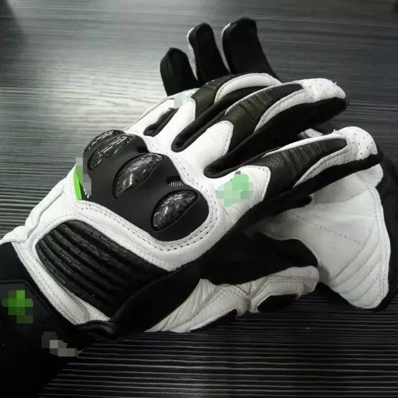 

Мотоциклетные перчатки из кожи из углеродного волокна, устойчивые к падению, пригородные перчатки в стиле ретро, локомотив, рыцарские перчатки с сенсорным экраном