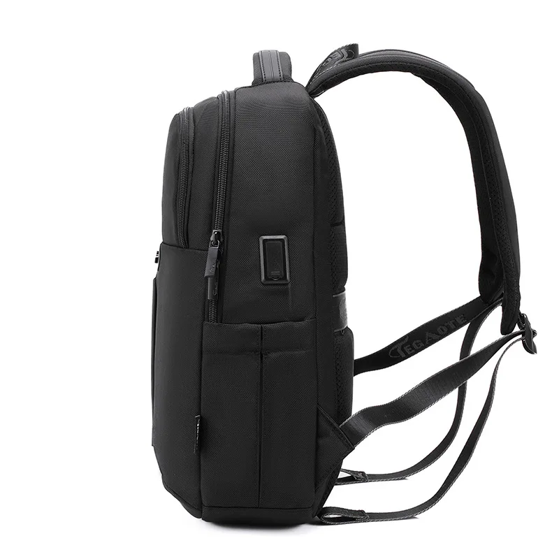 Men's Urban Travel Backpack Cabin 40x20x25 Laptop Bag USB Charging Mochila Impermeable Black Large Backpacks Man Work Business