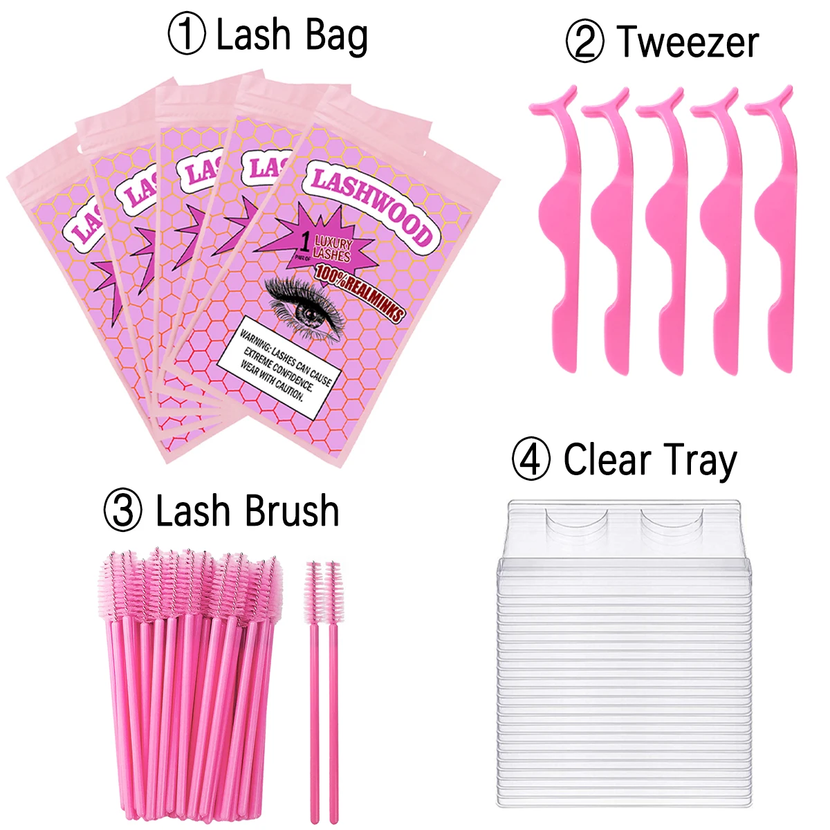 Wholesale Lash Bags Packaging Makeup Eyelashes Packaging Bags