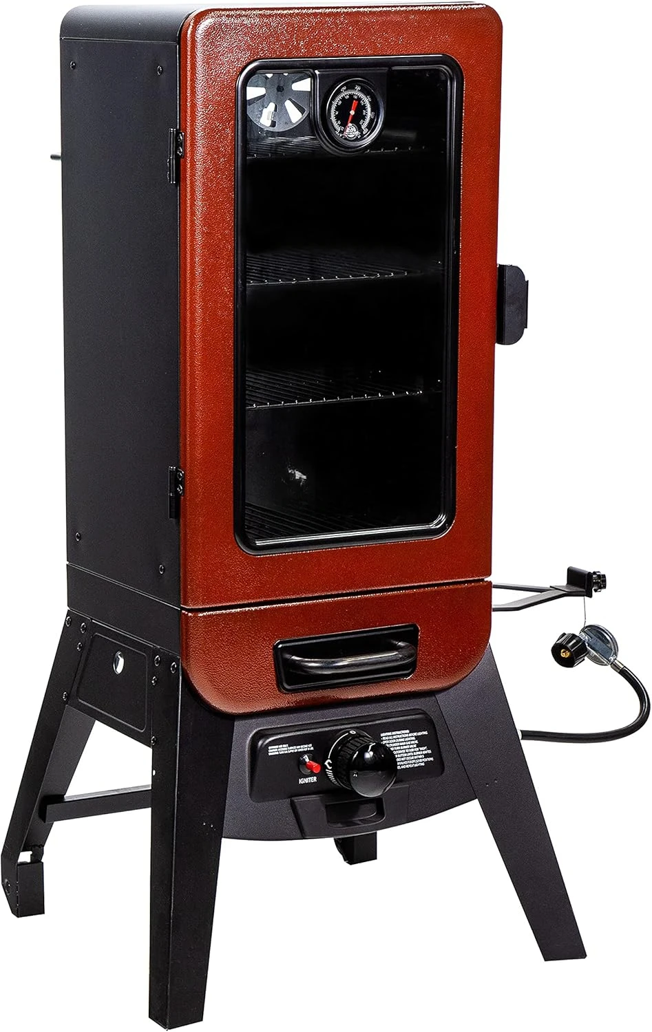 Grills PBV3G1 Vertical Smoker, Red Hammertone 684 sq inches (pack of 1)