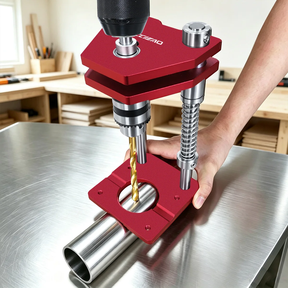 aluminum-drill-alignment-fixture-hole-locator-precision-drilling-positioning-jig-for-cabinet-hardware-mounting-woodworking-tool