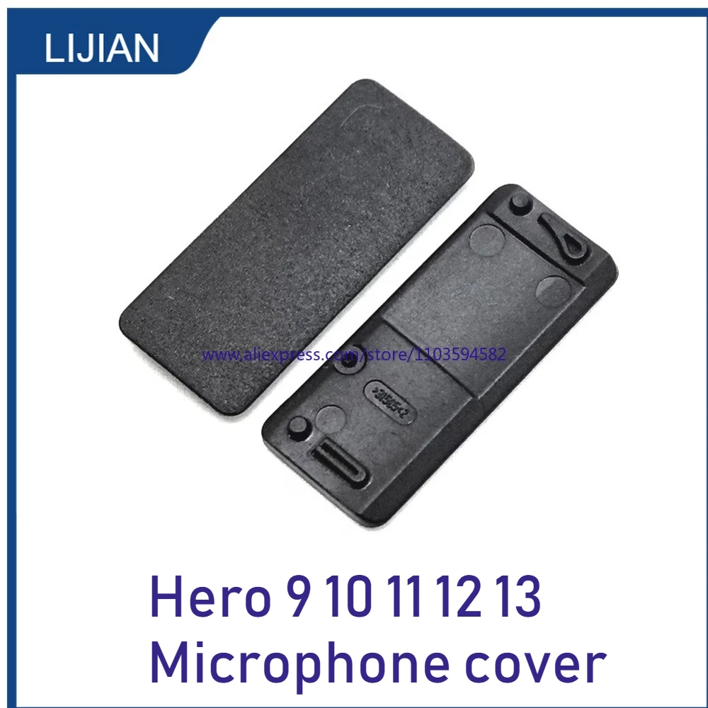 1 Uds Original para Gopro hero 9 10 11 12 13 cámara de acción negra micrófono tapa reparación pieza de repuesto de vídeo Digital