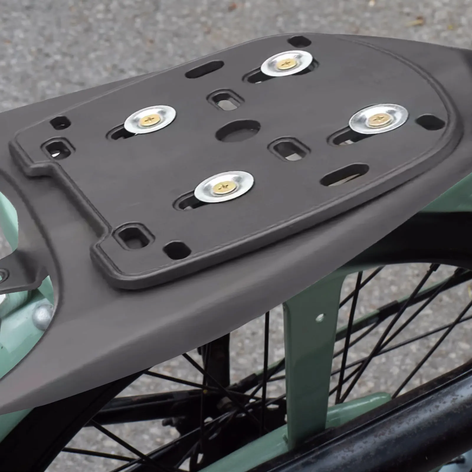 

1Set Motorcycle Rear Box Base Plate Thickened Adapter Motorcycle Hardware Mounting Kit for Rear Luggage Rack Stable Top Box