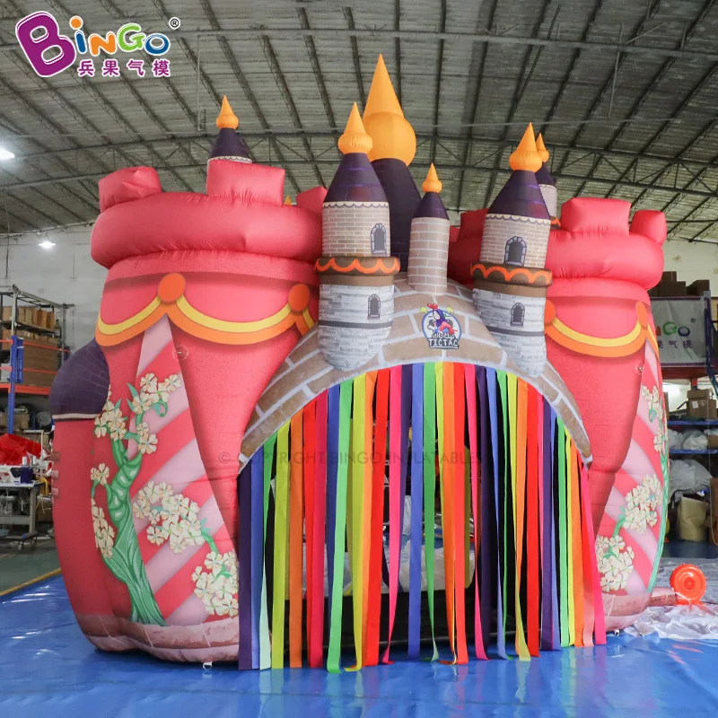 

Exquisite Inflatable Castel Arch With Curtain Model Inflatable Arch With Curtain Inflatable Arch Balloon For Decoration/Display