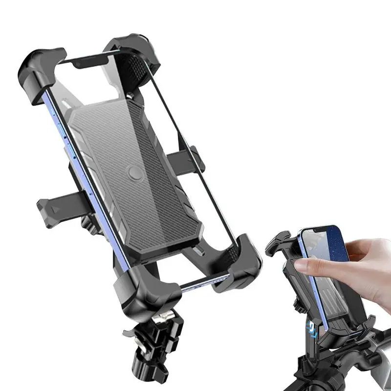 Motorcycle mobile phone holder Motor Handlebar Smartphone Bracket Mount Adjustable Motocross Mount Holder for Electric Car