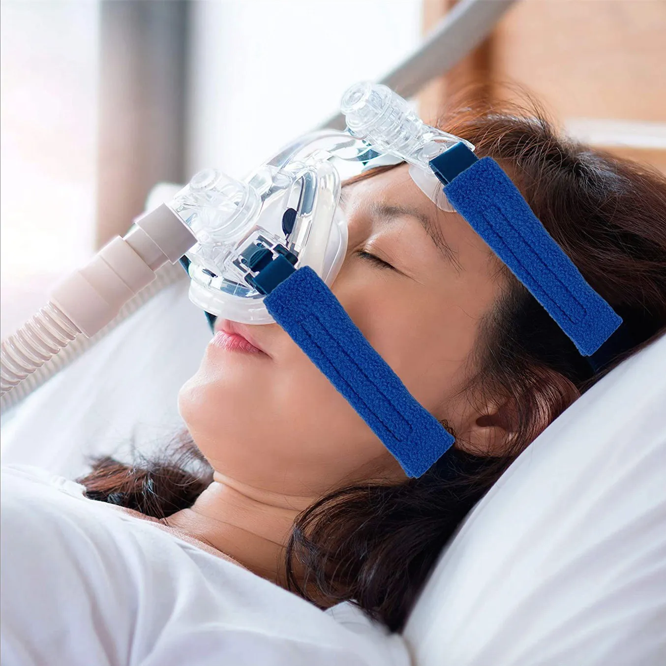1 paio di forniture CPAP Comfort Pads prevengono il supporto per cinghie per maschere CPAP per il viso