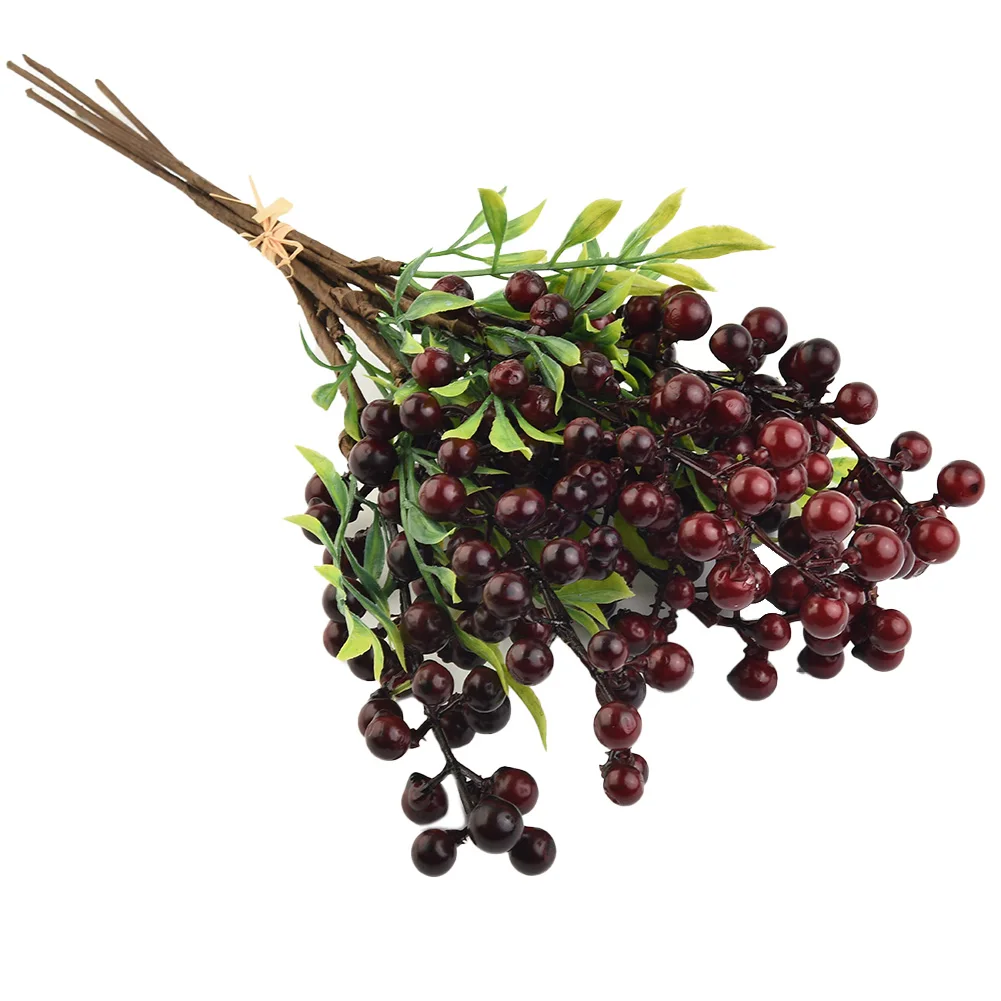 Simulation Berries Home Décor 35cm Artificial Berry Stems Christmas Trees Christmas Wreaths DIY Crafts Garlands