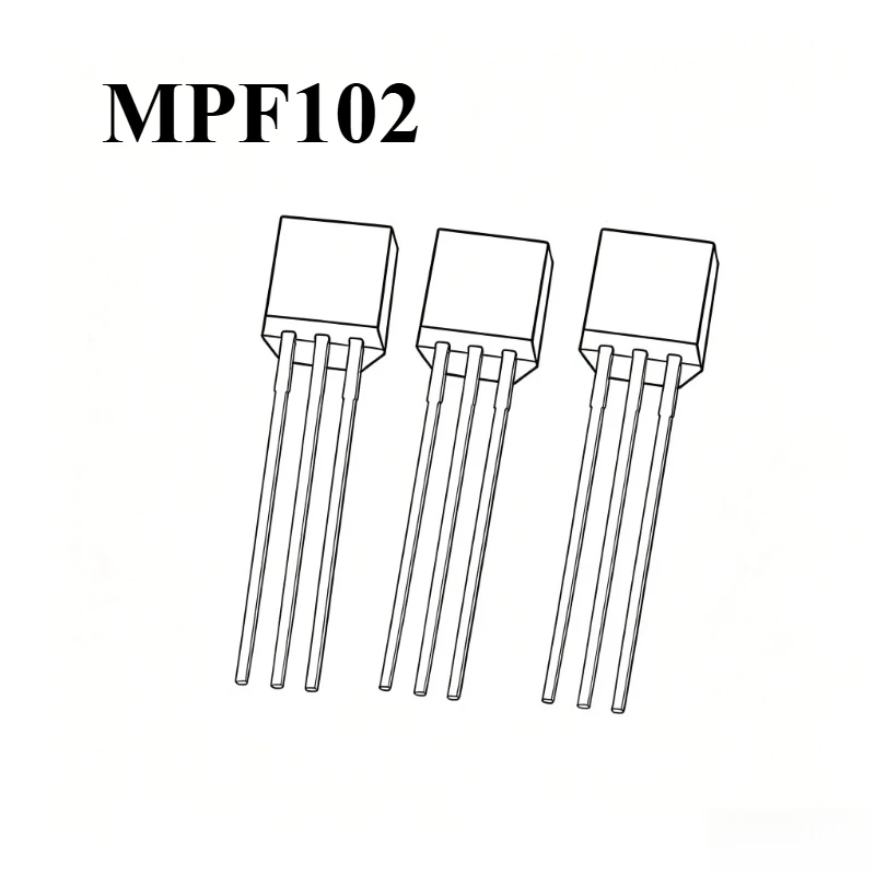 50pcs/Lot Original new  MPF102 direct-plug TO-92 MOS FET high frequency amplifier triode Best quality