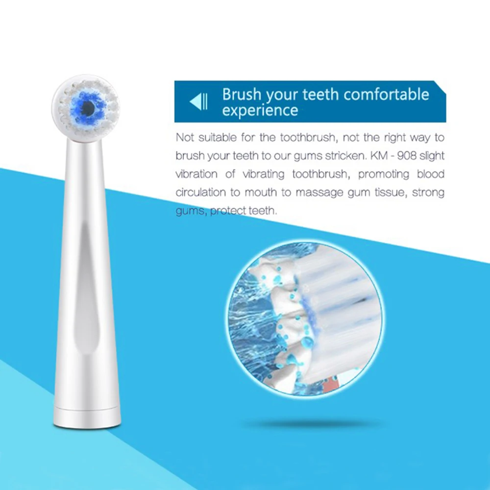 K1 Electric Toothbrush Replacement Head Soft Bristles Brush Head 4/20 Pcs Rechargeable Rotary Toothbrush Oral Cleaning Tool