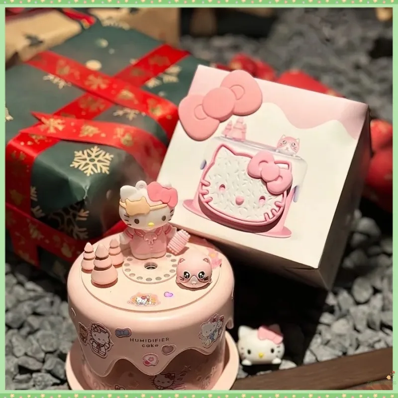 

Sweet Hello Kitty Anime Kawaii Sanrio Magic Wireless Humidifiers Cute Cartoon Kt Cat Lovely Doll Decoration Gifts for Girls