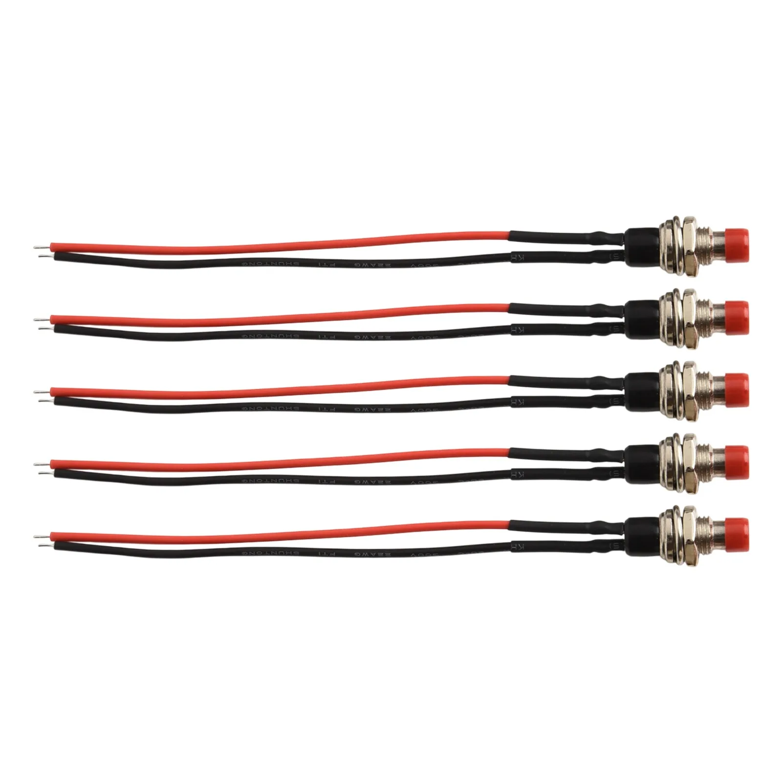 10 Pack Switch Mini Push Button Switch Mounting Dia 7mm Wide Temperature Range Long Lifespan For Various Applications