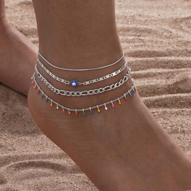 Pulseira feminina banhada a ouro à prova d'água