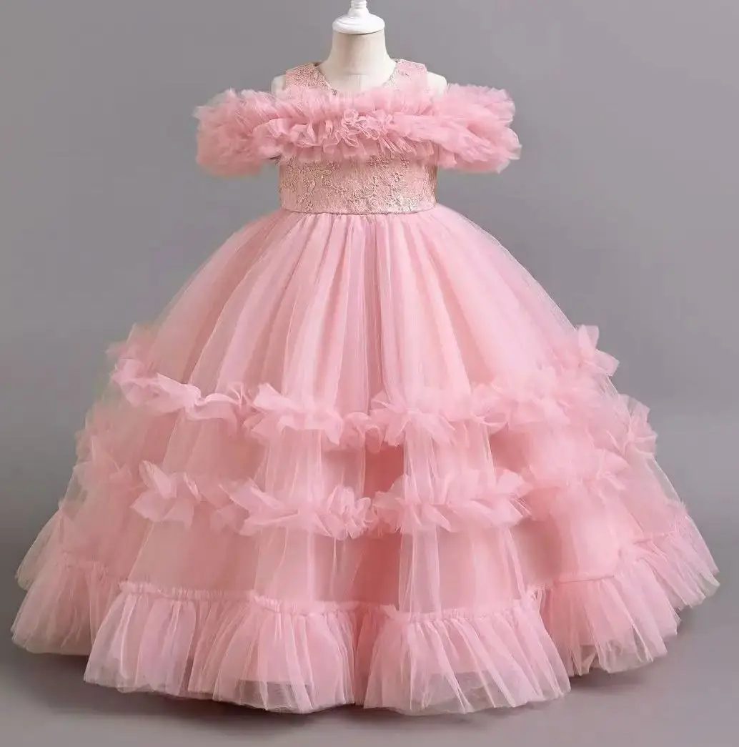 

Элегантное праздничное платье для девочек, детская одежда для девочек, детские платья-пачки принцессы, От 4 до 12 лет