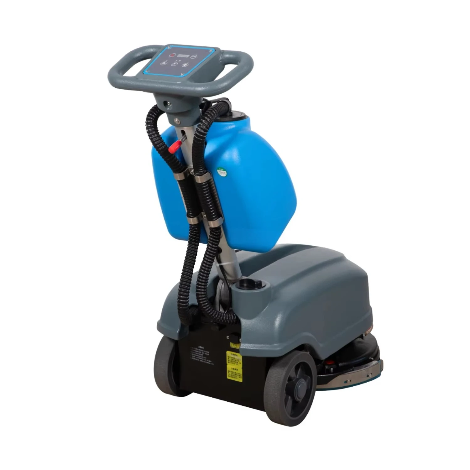 Walk-Behind Self-Propelled Electric High Pressure Floor Scrubber Cold Water Cleaning 40 gal Hopper 27 Cleaning Path