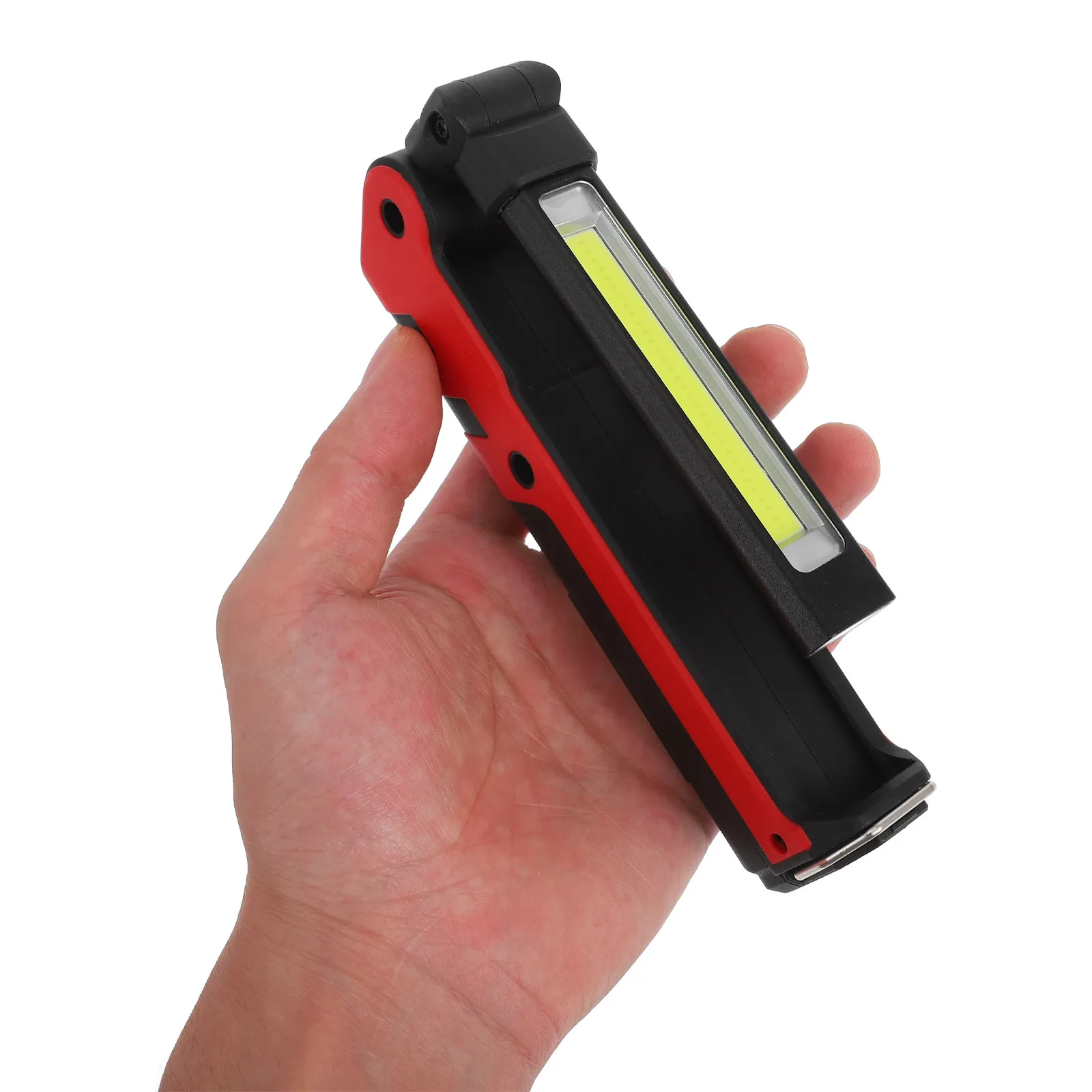 1Set USB Rechargeable LED Work Light Foldable Cob Inspection Flashlight for Camping Car Repair Emergency LED Flashlight