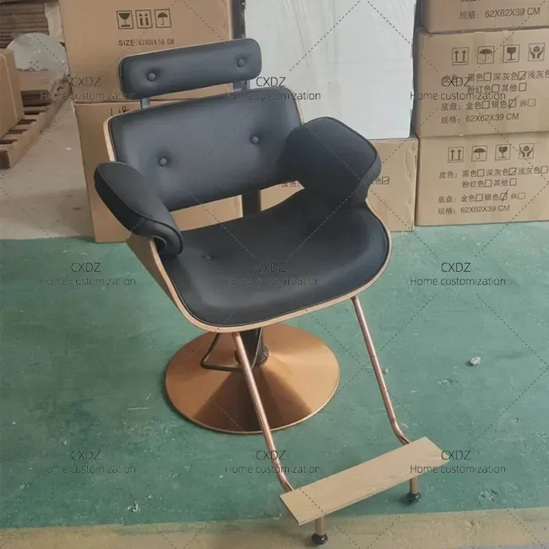 Commercial Hairdressing Salon Furniture Beauty Equipment Styling Chair for Barber Shop Factory Direct Sale Cross-border Hot