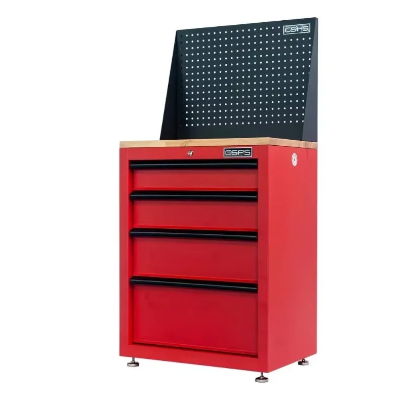 Tool Cabinet 61cm 04 Drawers Tool Storage Cabinet Rolling Tool Set Box for Mechanic Garage Industry OEM&ODM Supported Warehouse