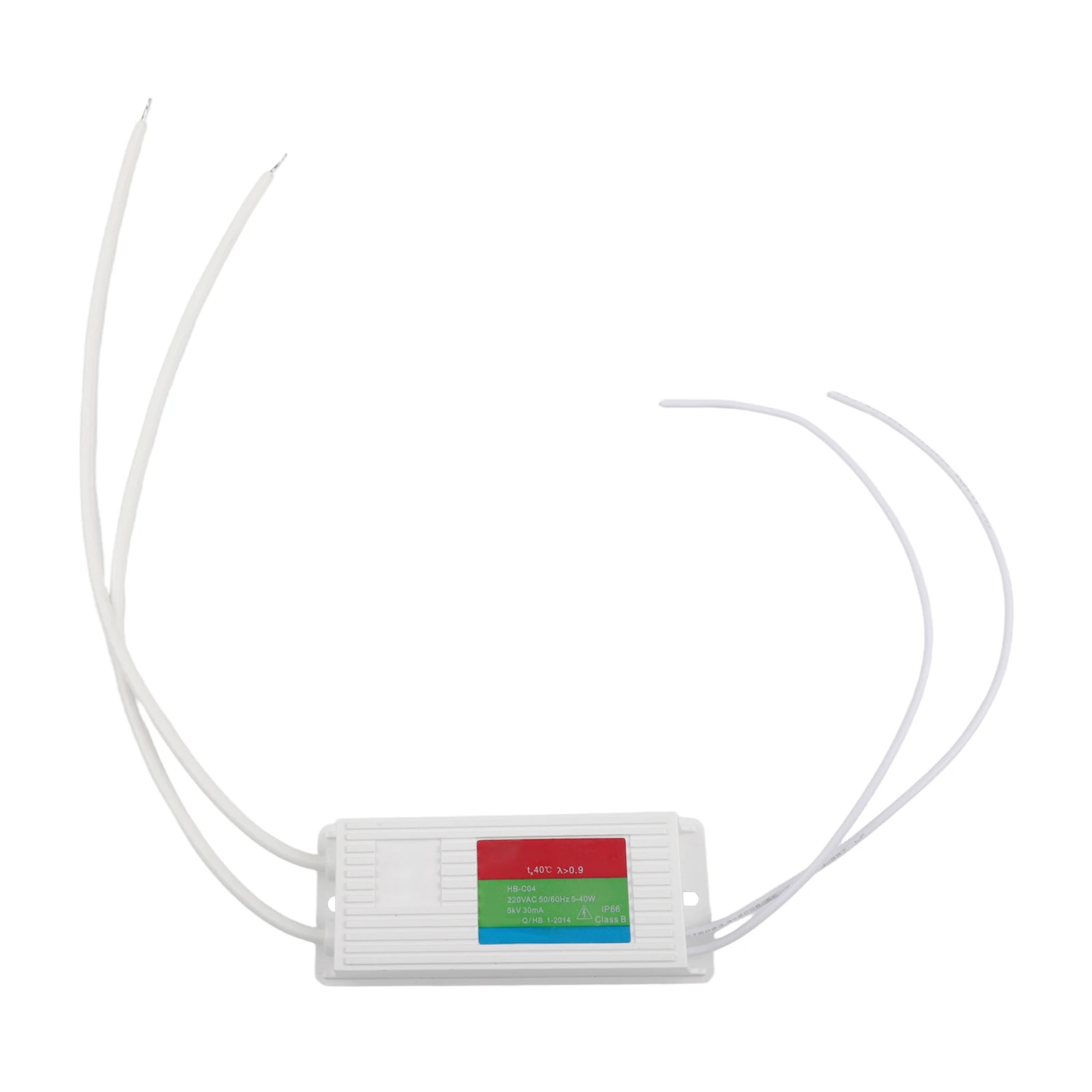 경기 환경용 고전압 전원 공급 장치 LED 광고판 변압기 10.5 인치 와이어 길이 30mA 전류 등급