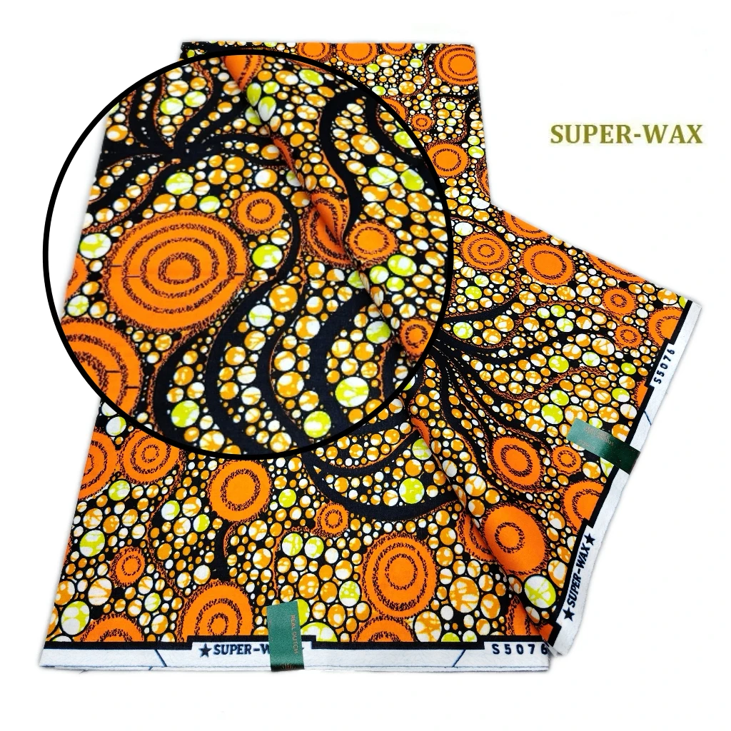 Mais novo grande super africano glam tecido de cera 100% algodão ancara tecido de cera macio real africano super cera tecido 6 metros para casamento