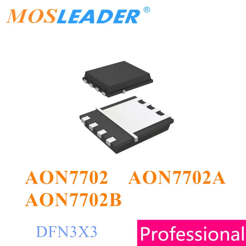 Mosleader AON7702 AON7702A AON7702B DFN3X3 100PCS 500PCS 1000PCS 30V N-Channel Chinese Mosfets High quality