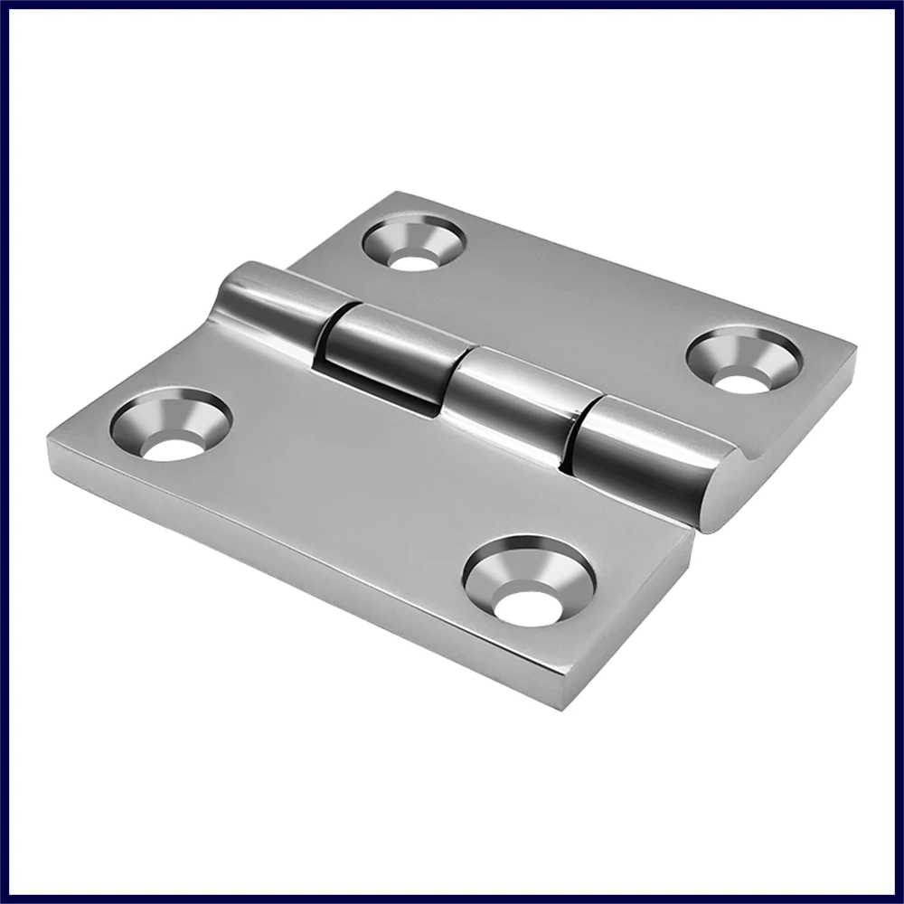 مفصل صب سطح القارب 316 فتحة من الفولاذ المقاوم للصدأ باب خزانة مربع صلب قابل للطي مفصل أجهزة مصقولة