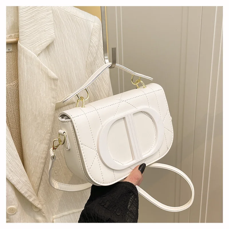 

2026 Spring New Saddle Bag Minimalist Trendy Versatile Convertible Crossbody Shoulder Everyday Purse Gift for Women