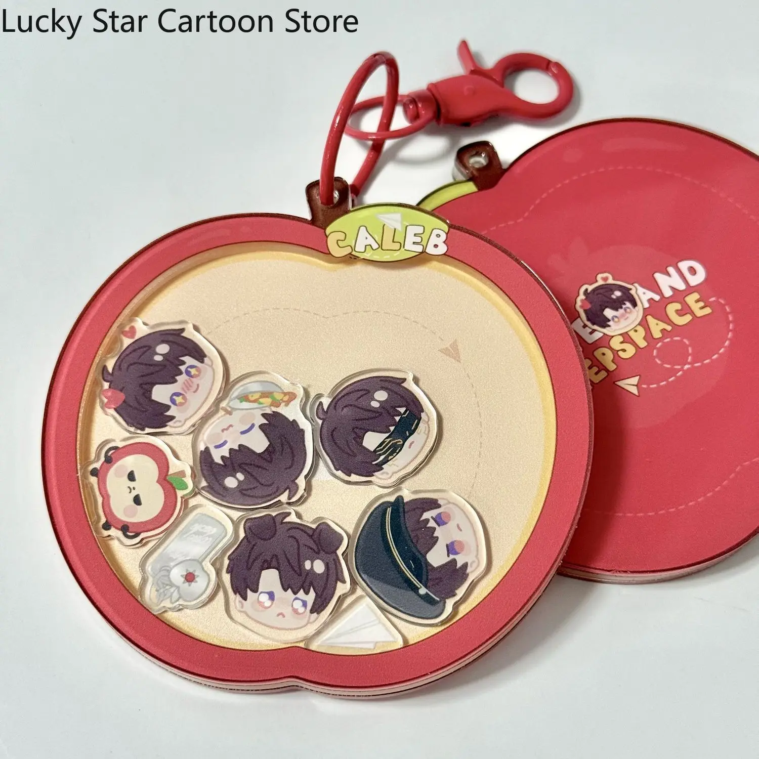 ラブアンドディープスペース ケイレブ コスプレ 漫画 シェイクファイター アクリルキーホルダー ペンダント イタバッグモデル コスプレ装飾 ハロウィンギフト かわいい