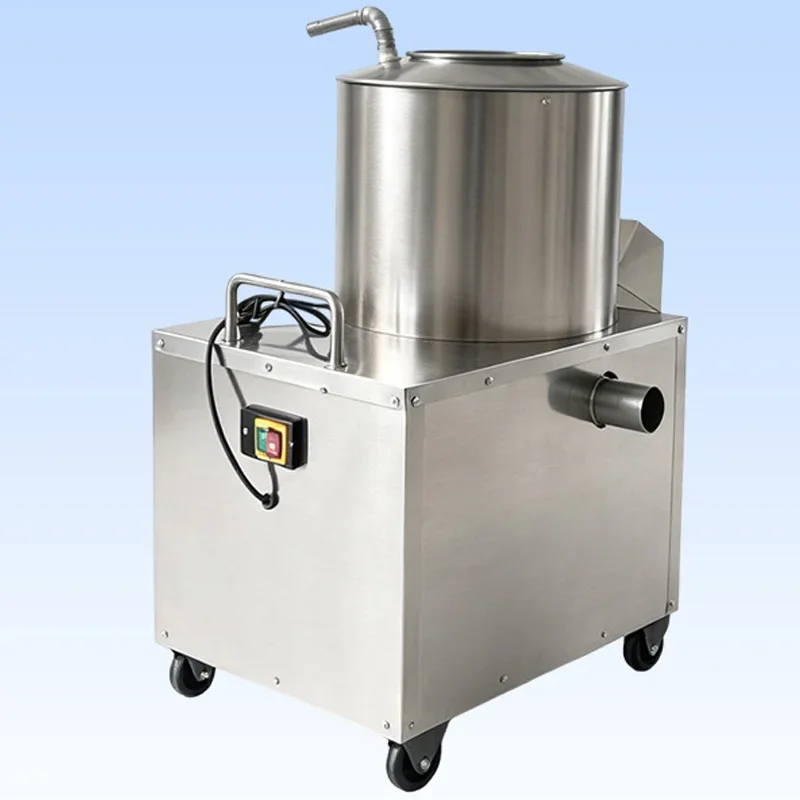 220V/380V Potato Peeler, Fully Automatic Washing and Peeling Machine, Emery Sleeve, Taro/Sweet Potato Peeler 1.5KW(Customized)
