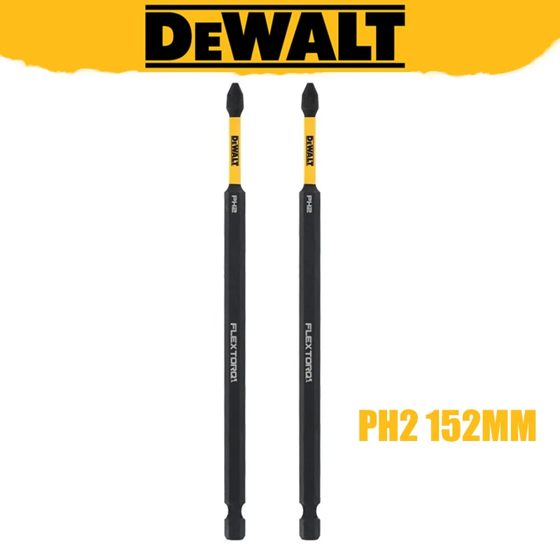 DEWALT FLEXTORQ PH2 152MM DT7800T Impact Drill Bits High Hardness Wear Resistance Metal Screw Head Tool Attachments