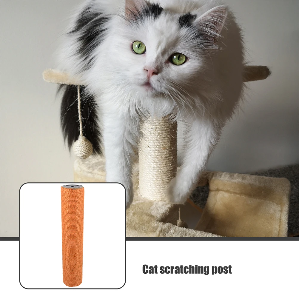 

2pcs Jute Rope Cat Scratching Post Replacement Durable Wear-Resistant Scratchers for Indoor Cats Claw Climbing Accessories
