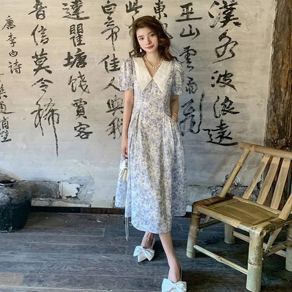 casual holiday dresses 2024 IROINNID Summer Dresses for Women 2024, Women Maxi Wedding Guest Dresses, Short Sleeve and V-Neck Casual Floral Printed Summer Holiday Dresses