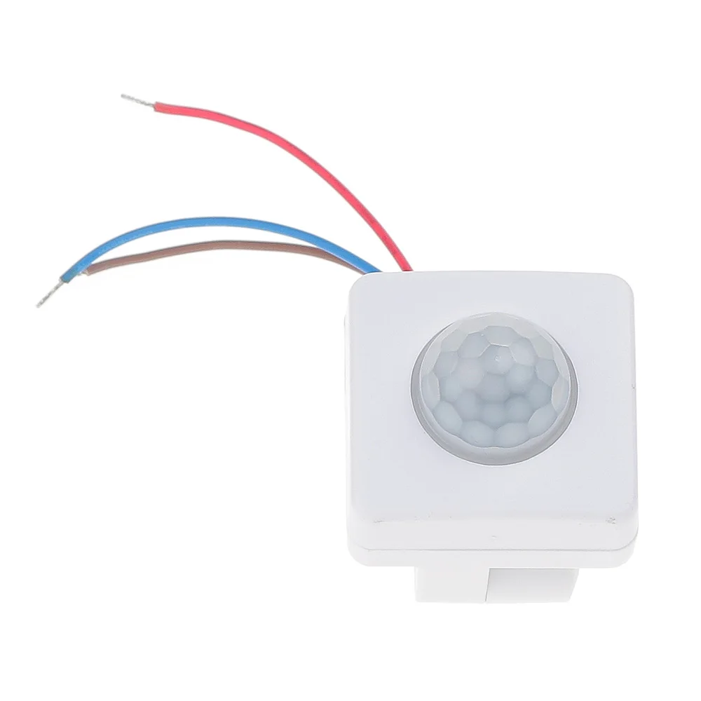 AC85-265V Human Motion Sensor Smart Home PIR Motion Sensor Detector PIR Motion Sensor Adjustable PIR Switch Light Switch Sensors