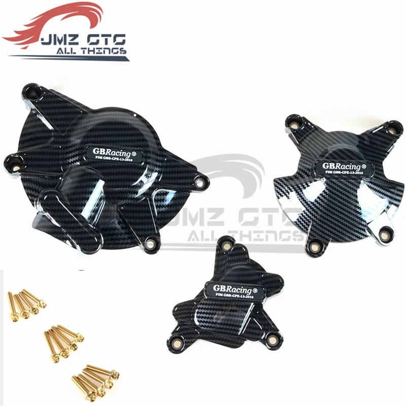 Motorcycles Engine Cover Carbon fiber appearance  Protector Set Case FOR YAMAHA R1 2009 2010 2011 2012 2013 2014