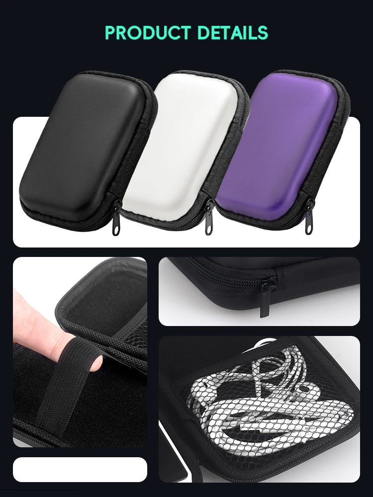 Data Frog Universal Portable Carrying Case for RG35XX Plus RG35XX R35S RGB20S Miyoo Mini Plus Hard EVA Protective Bag