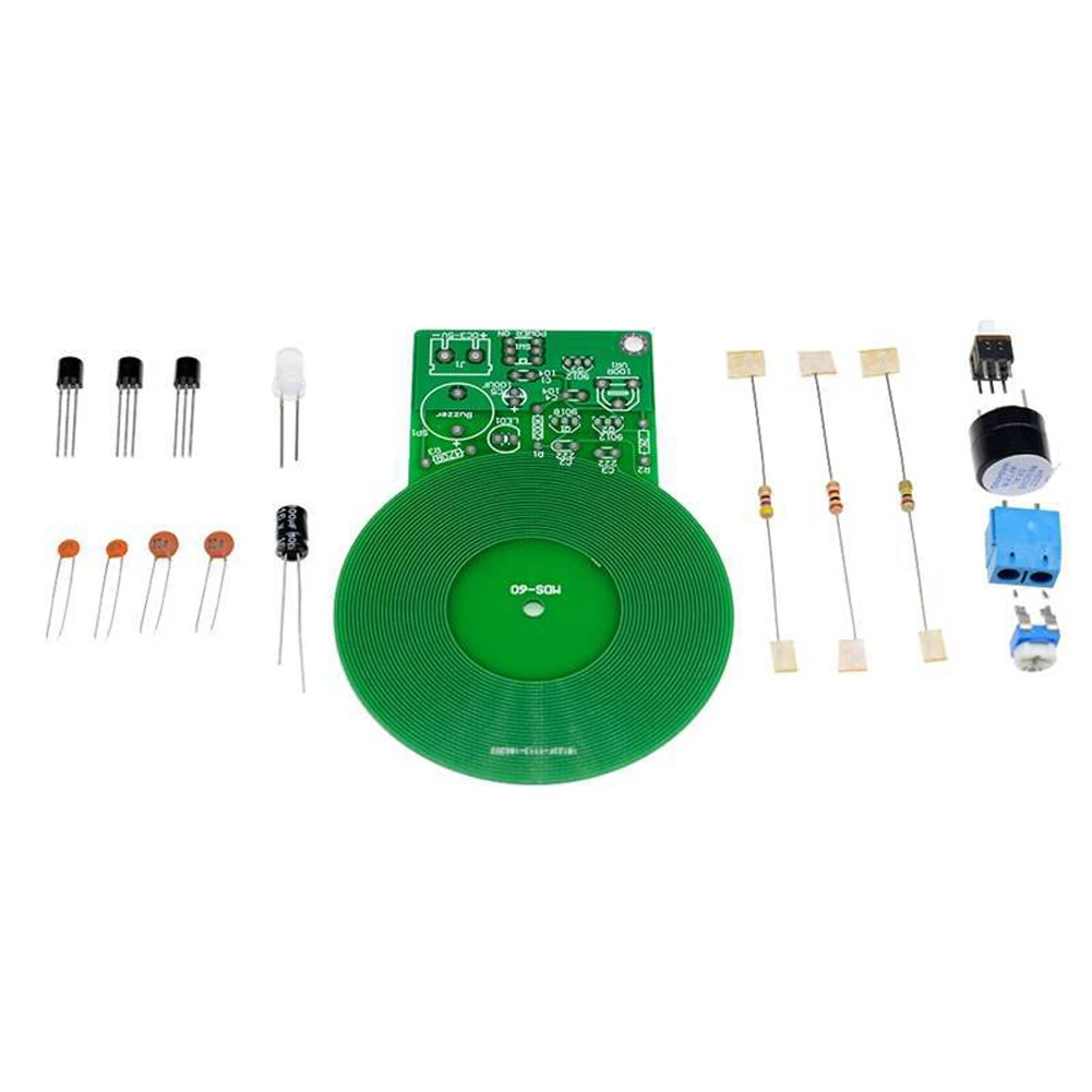 DIY 전자 부품 금속 탐지기 키트, DC 3V-5V, 60mm