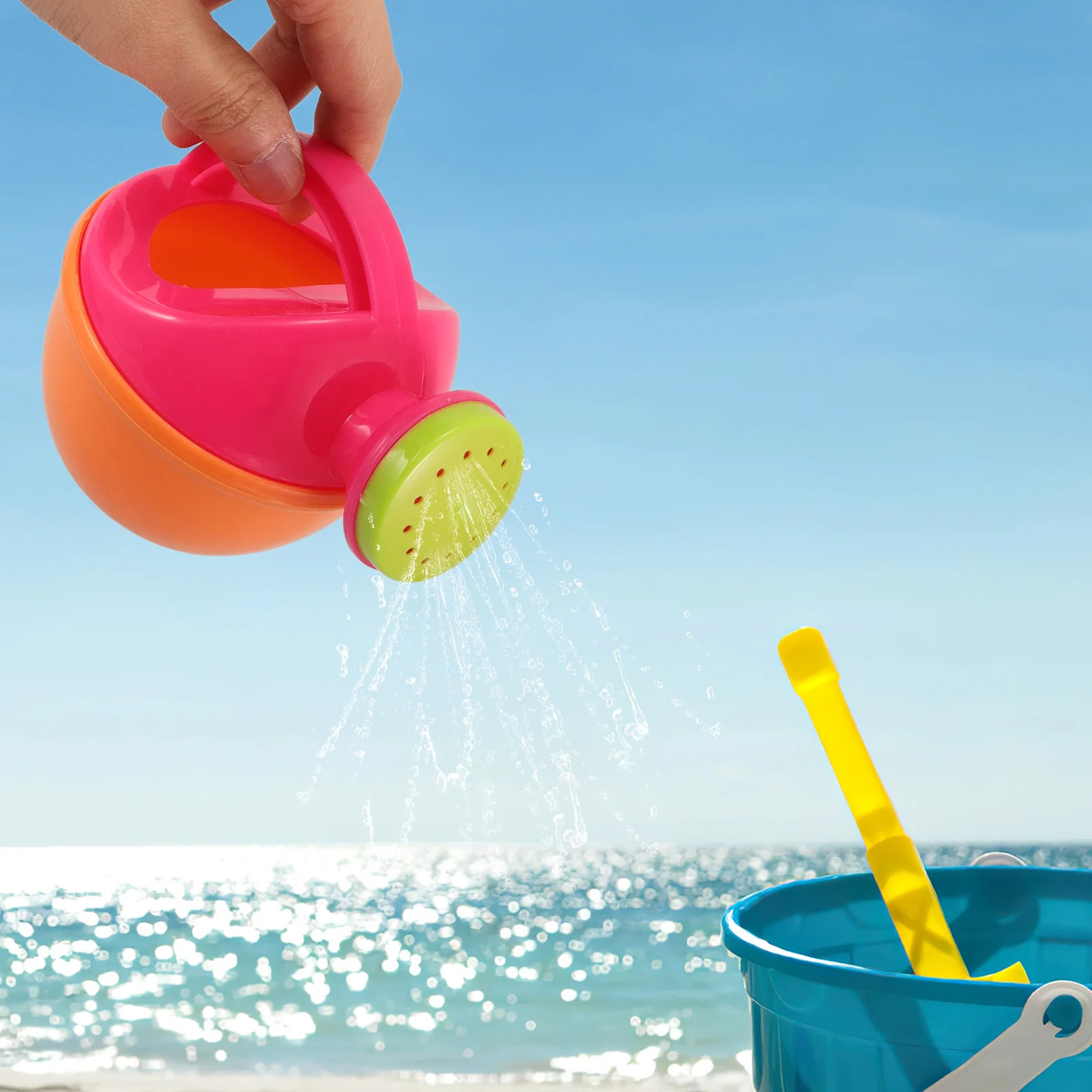 Water Toys Kid Sprinkler Bath Cans Watering Child Gardening Planting Tools Flower Beach Jug