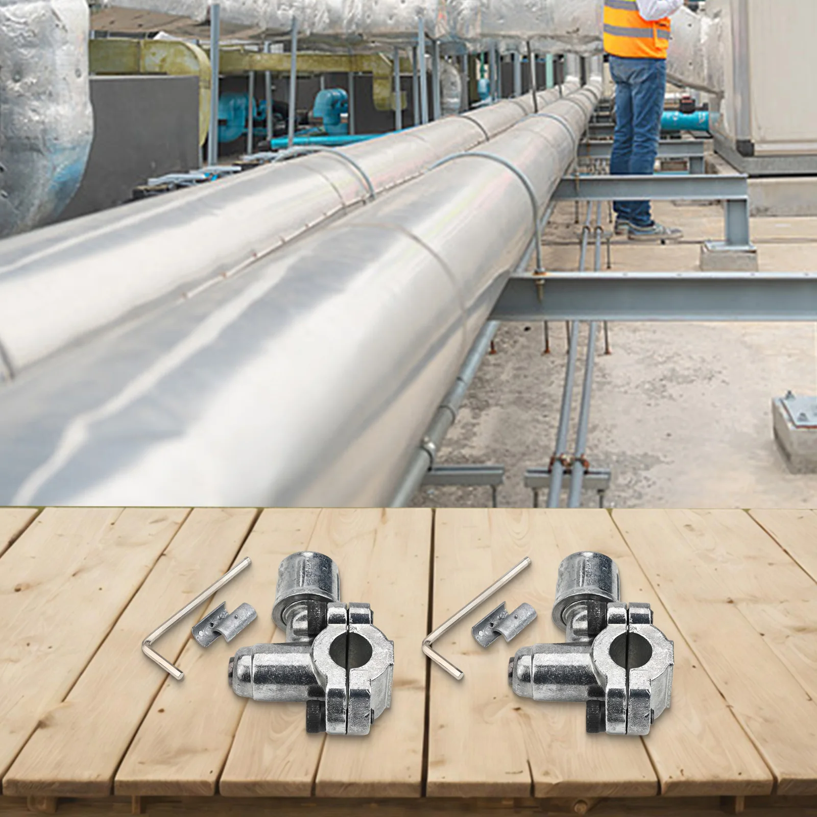 

2Pcs BPV-31 Bu Llet Piercing Valve Line Tap Metal Sealing Area Of The Valve For 1/4" 5/16" 3/8" OD Pipe Hvac Accessories