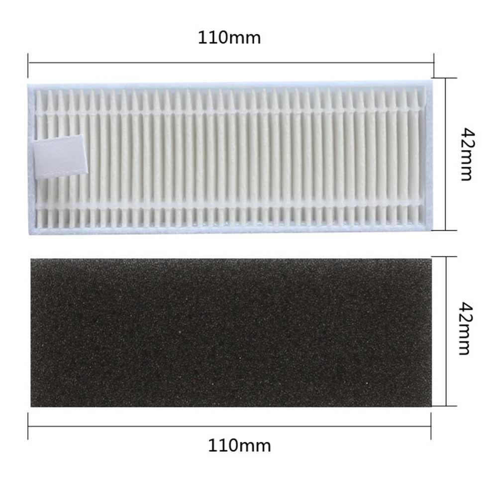 13pcs Side Brush HEPA Filter Mop Cloth For Ecovacs For Yeedi Mop Station Robot Vacuum Deep Clean Replacement Parts