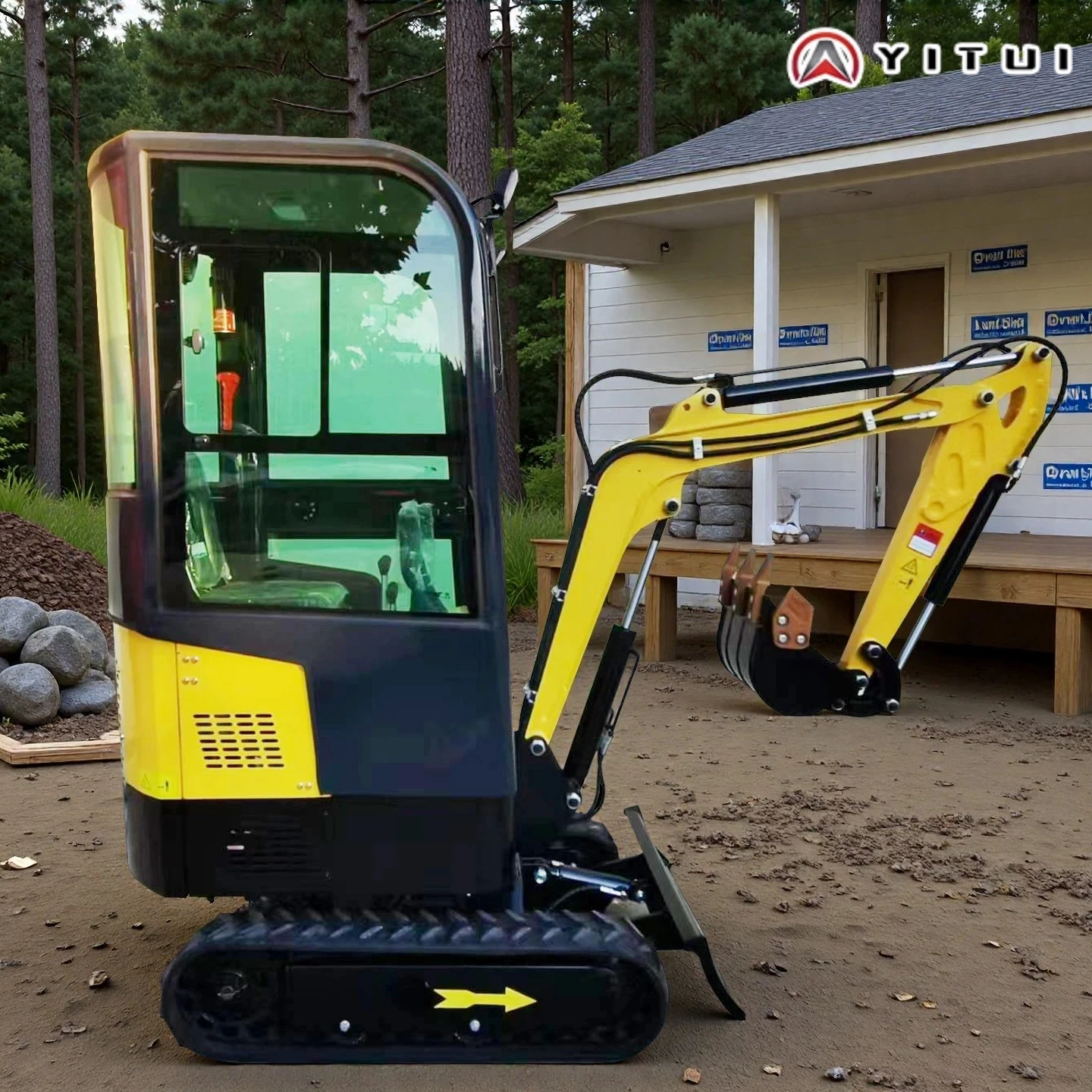 

Black Friday Special Offer 2 Ton Mini Excavator Crawler Hydraulic Digger - Euro 5 Epa Engine For Farm Garden