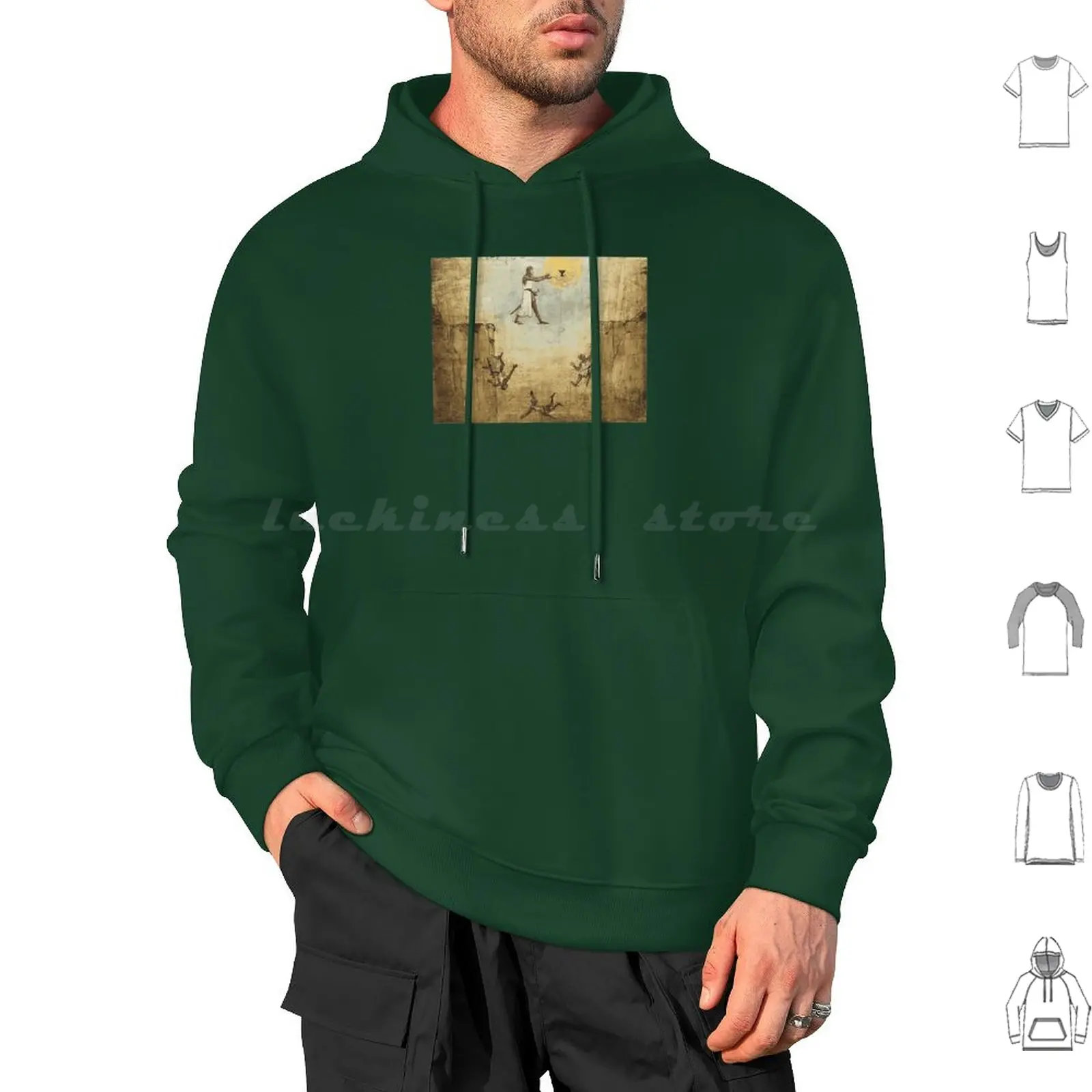 Jump Of Faith Hoodie cotton Long Sleeve Jump Of Faith Temper Templar Grail Holy Grail Indiana Jones Indiana Jones Indy