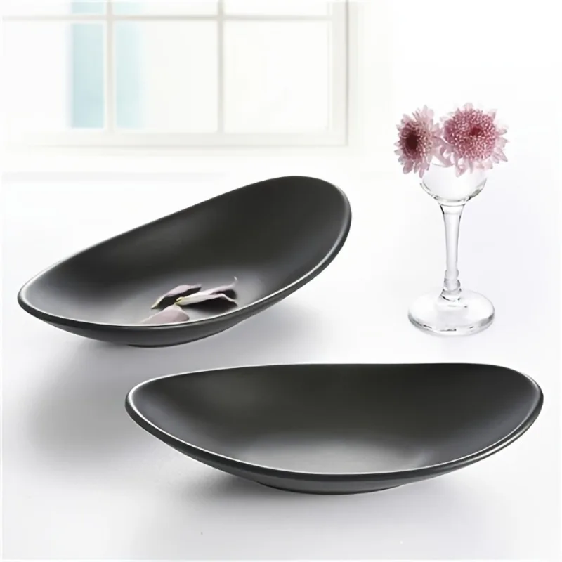 

2pcs Elegant Oval Black Jewelry Tray - Perfect for Rings Earrings Necklaces | Ideal Home Decor Gift Accessory Jewelry Making