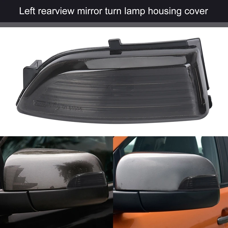 غطاء مصباح مرآة الرؤية الخلفية اليمنى واليسرى ، غطاء مصباح إشارة الانعطاف لفورد ايفرست رنجر من دون مصابيح