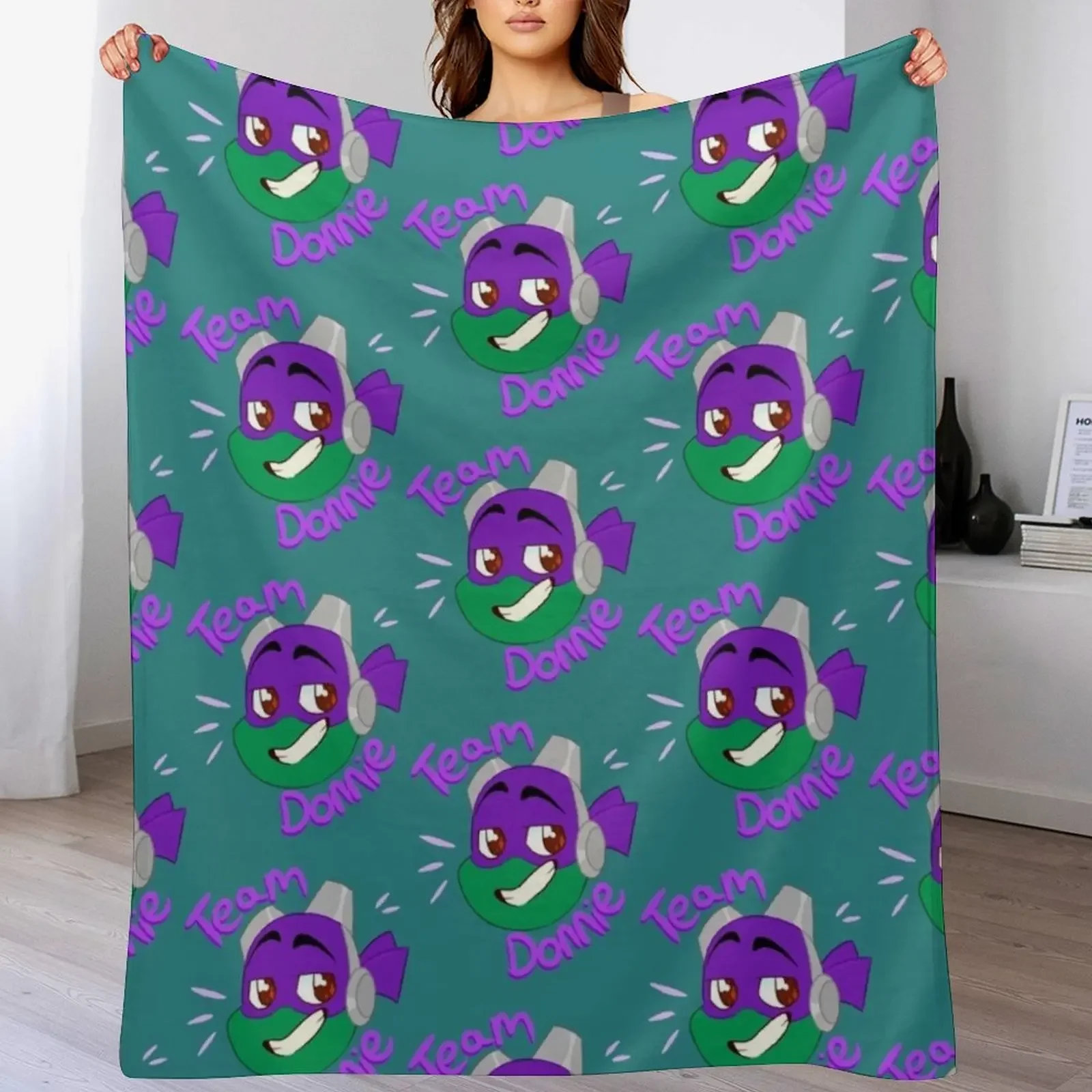 

Team Donnie! Throw Blanket Sofas christmas gifts Decorative Sofa Bed Blankets