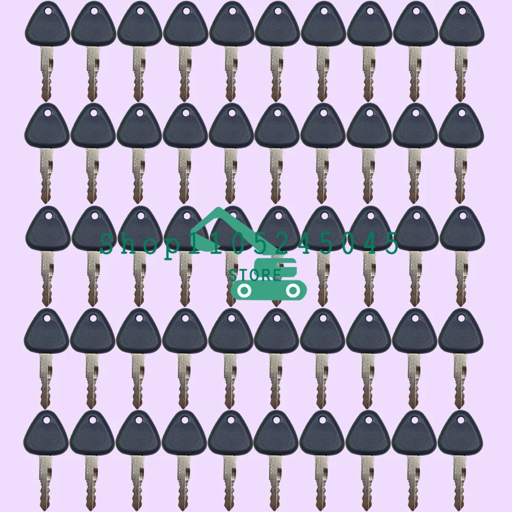 50 PCS 777 Excavator Keys 14529178 Ignition Key for Heavy Equipment