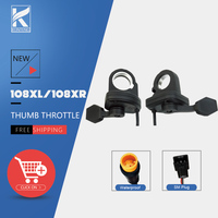 108X WuXing-Thumb 12V-72V Throttle for Electric Bicycle Waterproof Plug Left or Right Finger Ebike Kit